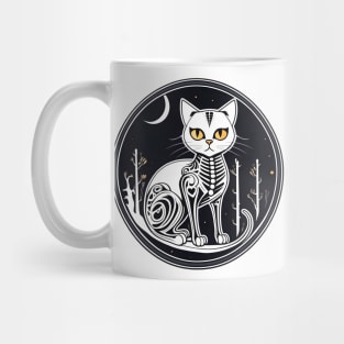 Cat skeleton Mug